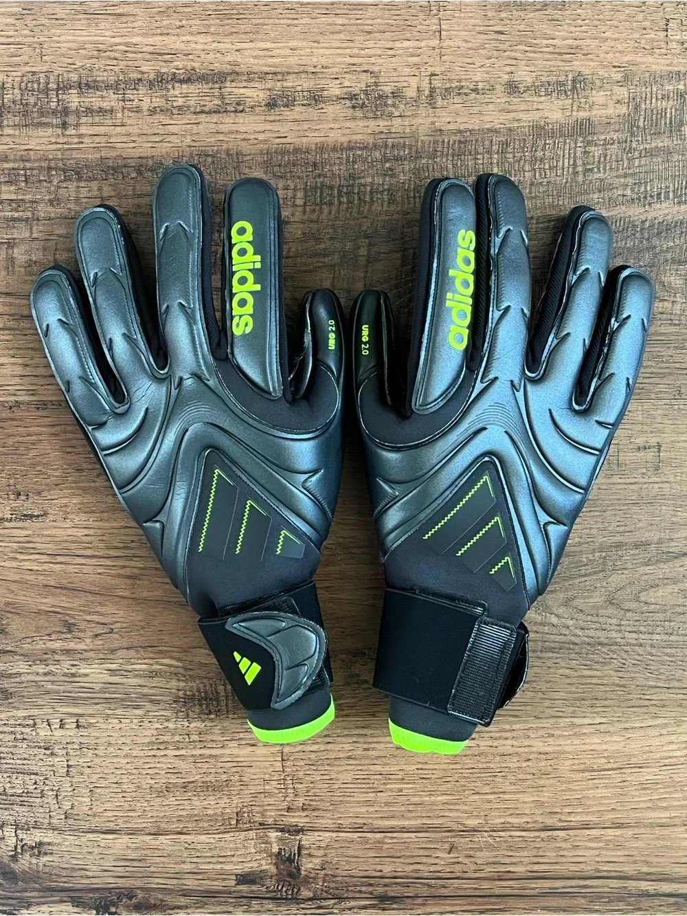 Adidas Copa Pro Goalkeeper Gloves ‘Black Volt’ (size 12)